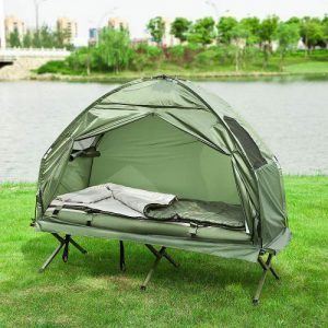 Haotian Compact Collapsable Portable Camping Tent Cot