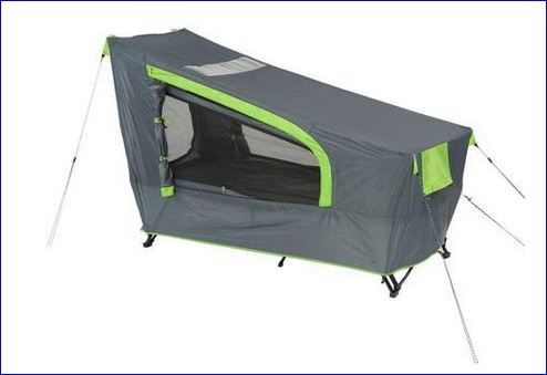 Click to check on Amazon. The tent cot with the rain fly.