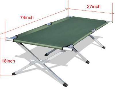 Dimensions of the cot.