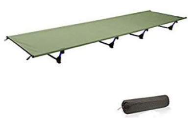 iUcar Folding Military Bed Portable Sport Camping Cot with Storage Bag