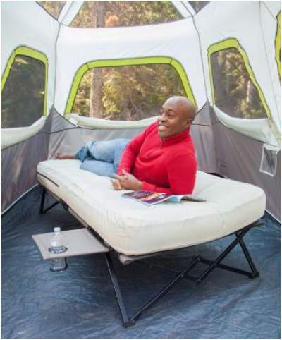 camping cot with air mattress