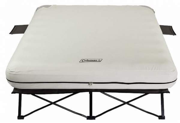 Coleman Queen Size Cot with air mattress.