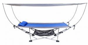 Mac Sports Portable Folding Hammock With Removable Canopy