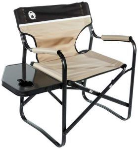 Coleman Portable Deck Chair With Side Table