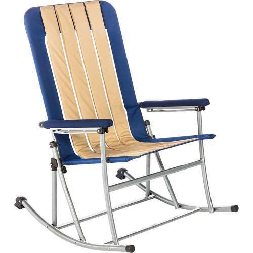 High back discount camping rocking chair