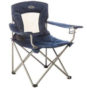 Kamp-Rite Padded Chair with Mesh Back.