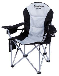 KingCamp Folding Quad Chair With Lumbar Support and Armrests