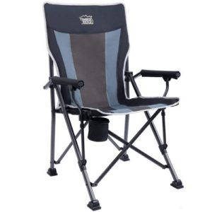 Timber Ridge Camping Chair with Ergonomic High Back Support