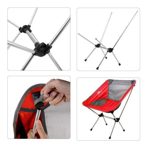 Moon Lence Ultralight Portable Camping Chairs With Carry Bag Best Tent Cots For Camping