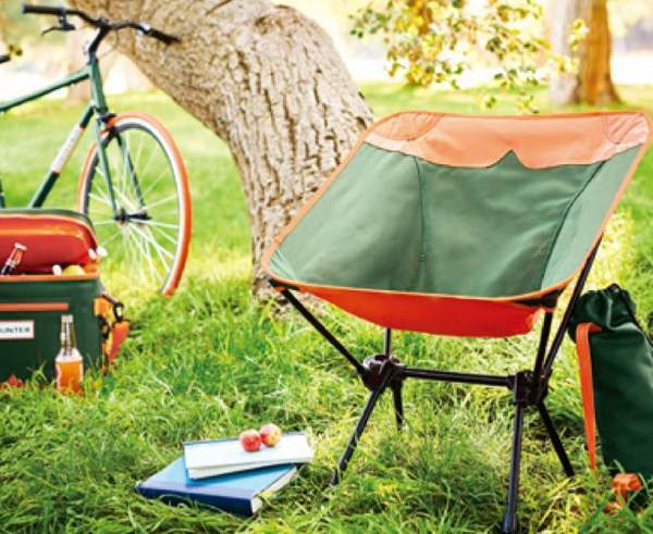 A very versatile chair for any outdoor activity.