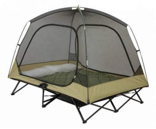 The cot-tent shown without the fly.