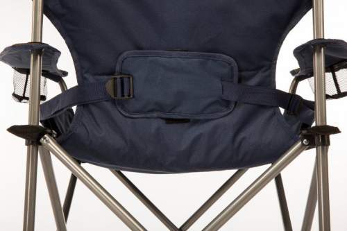 Kamp-Rite Padded Folding Chair with Lumbar Support - Adjustable Design