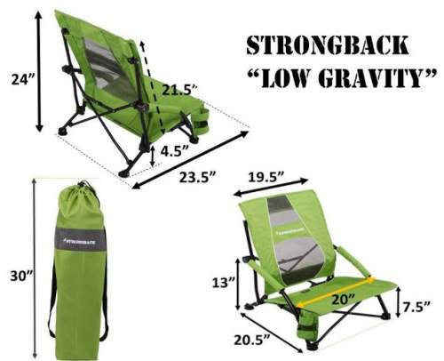 strongback beach chair