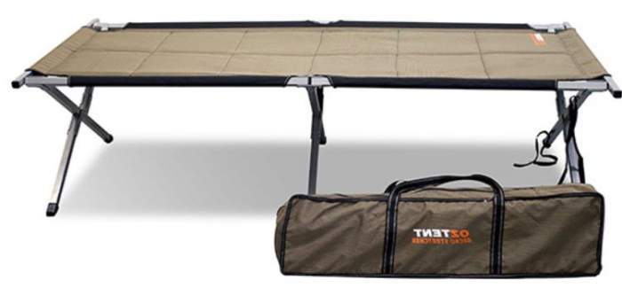 OzTent Gecko Camping Cot Stretcher.