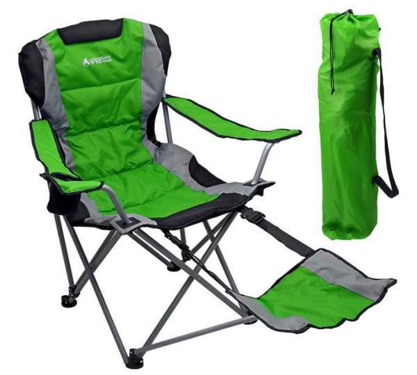 camping chair with tray