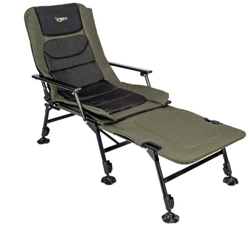 VINGLI Folding Fishing Chair Plus Foot Rest