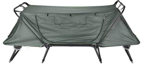 Yescom1-Person Folding Tent-Cot front view.