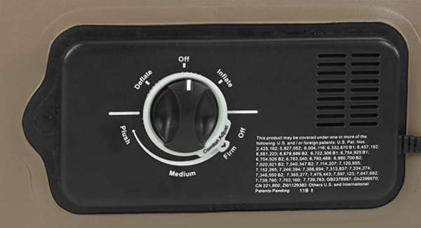 The primary pump softness options.