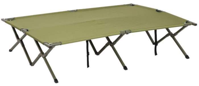 compact collapsible portable camping cot outsunny