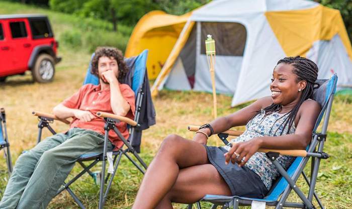 Eureka Highback Recliner Camping Chair.