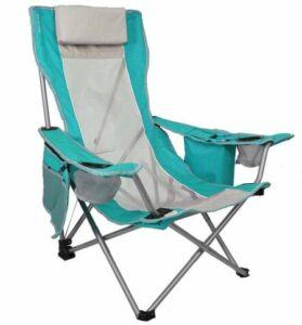 Kijaro Coast Folding Beach Sling Chair with Cooler.