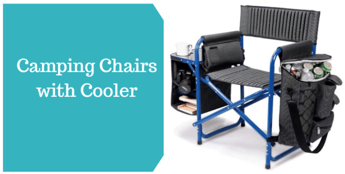 outdoor chair with cooler