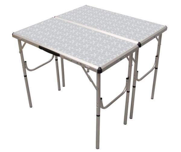 Coleman Pack-Away 4-in-1 Adjustable Height Folding Camping Table.