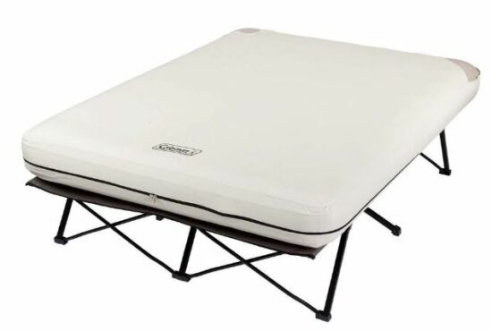 Coleman Queen Size Cot With Air Mattress.