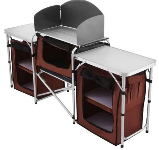 Happybuy Portable Camping Kitchen Table.