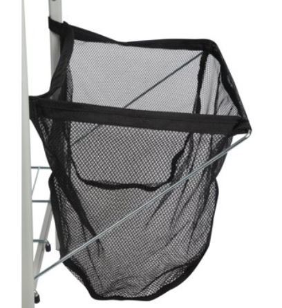 Flexible mesh bin.