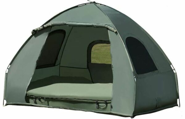 This is the 2-person tent used on the ground.