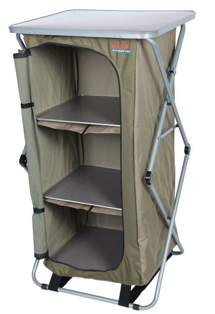 Bushtec Adventure Sierra Single Camp Cupboard.