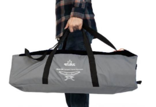 The duffel carry bag is included.