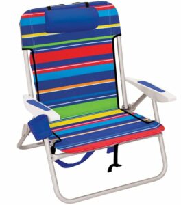 Rio Beach Big Boy Folding 13" High Seat Backpack Beach Or Camping Chair