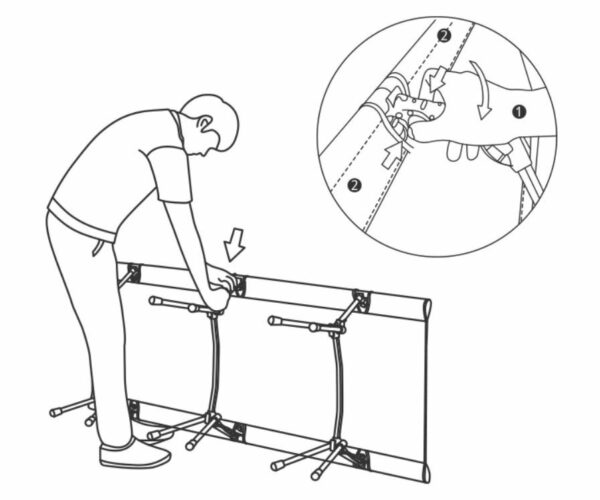 Easy to use locking mechanism.