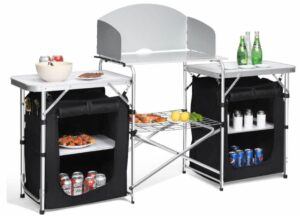 Giantex Folding Camping Kitchen Table