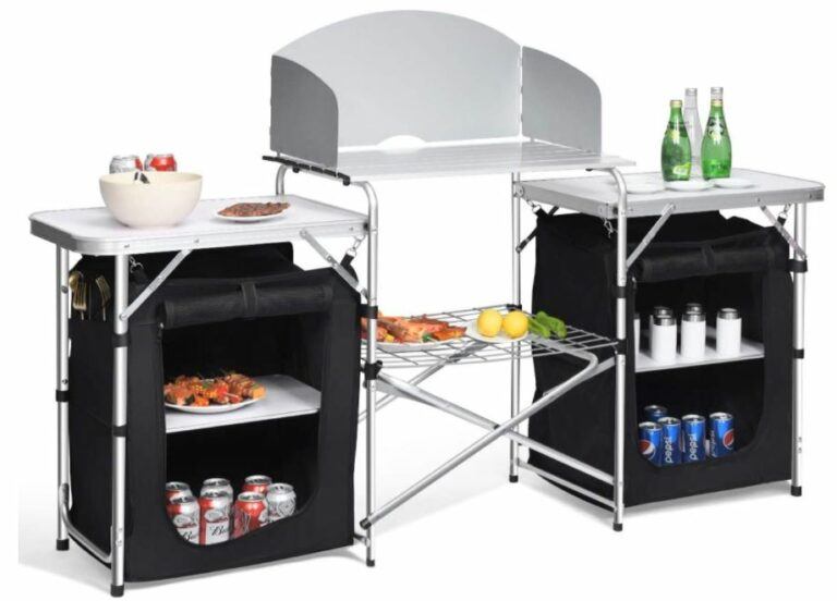 camping folding kitchen table