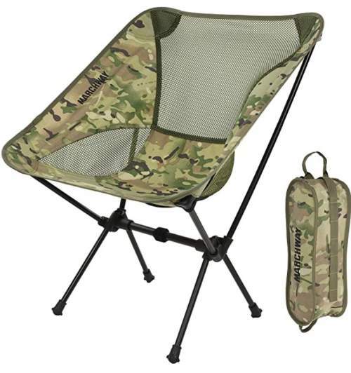 MARCHWAY Ultralight Folding Camping Chair (Cordura Fabric)