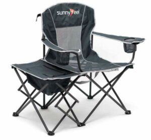 SUNNYFEEL Camping Chair with Side Table