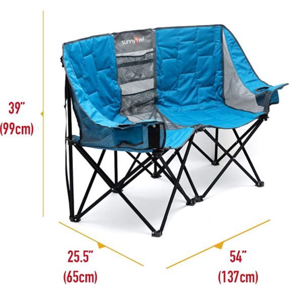 SUNNYFEEL Double Folding Camping Chair Review