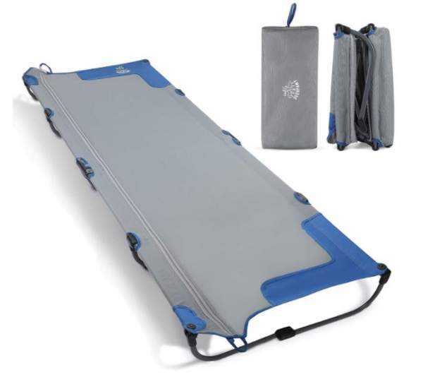 DEERFAMY Camping Cot Easy Set up with Carry Bag.