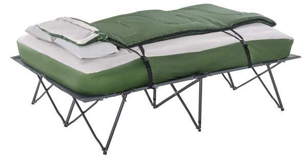 Outsunny Compact Collapsible Portable Camping Cot Bed Set