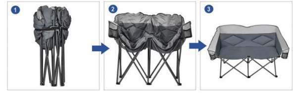 Easy to use folding chair.