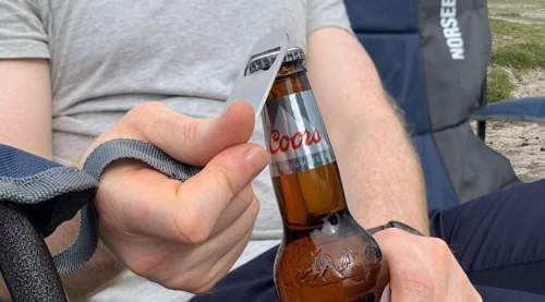 Bottle opener.
