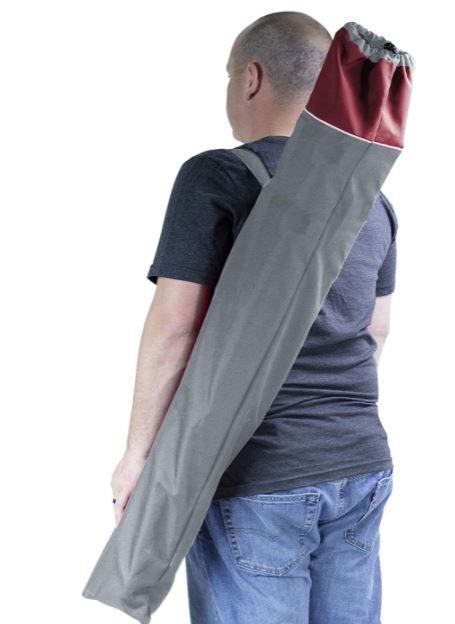 Wide mouth carry bag.