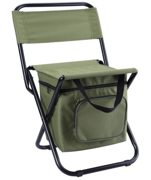 Best Armless Folding Camping Chairs Ledallway Foldable Camping Chair With Cooler Bag 