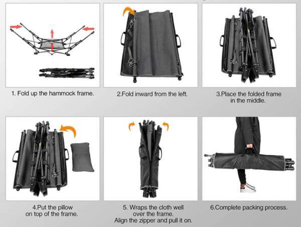 This is how you fold the structure for transportation.