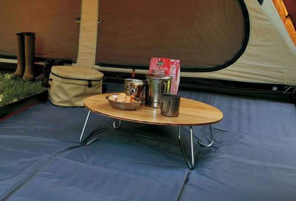 One Size Bamboo Easycamp Unisexs Laval Table 