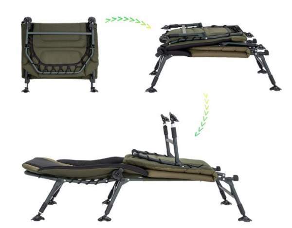 The cot folds and unfolds easily.