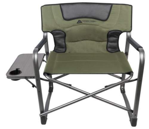 Ozark trail oversized directors deals chair with side table